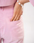 TEXTURED BOOTCUT PANTS